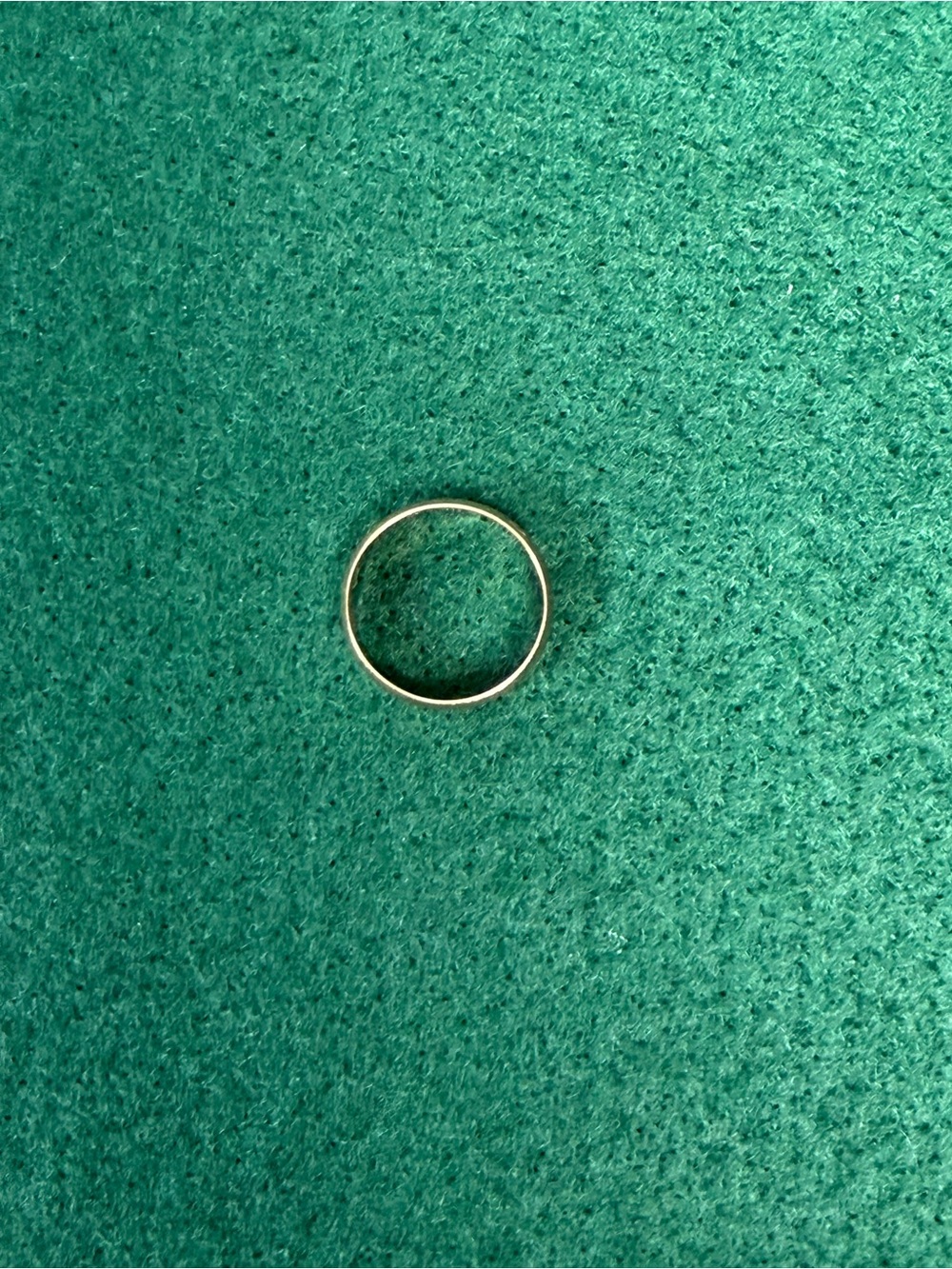 Vintage USSR 583 Rose Gold Band Ring | Soviet Era Gold Wedding Band | Size 8 - Picture 3 of 8